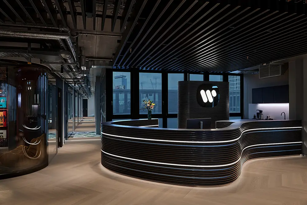 Delafair Innenausbau - Projekt Warner Music Group Germany